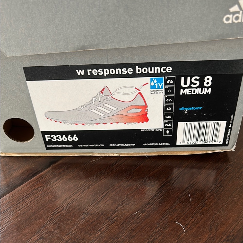 Adidas W Response Bounce golf shoes with cleats - Picture 7 of 11